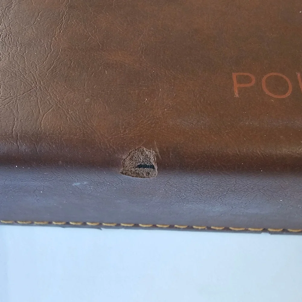 Vintage Polaroid Camera Case Brown Leatherette Carrying Bag Retro‎ Photography